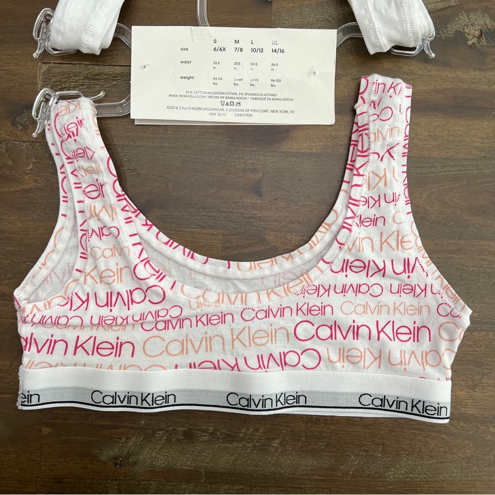 Calvin Klein 2 pack training bras bralettes NEW - Picture 10 of 10